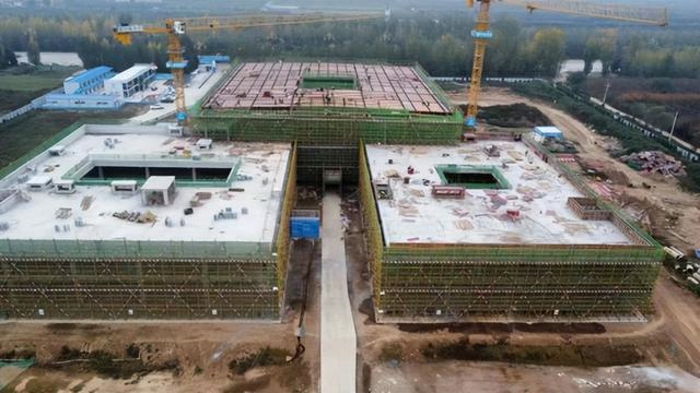 扶風(fēng)縣博物館設(shè)計建筑面積7542平方米，主體結(jié)構(gòu)進(jìn)入封頂